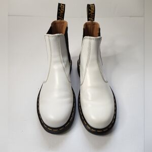 Dr. Martens Chelsea Boots Womens 6 White 2976 YS